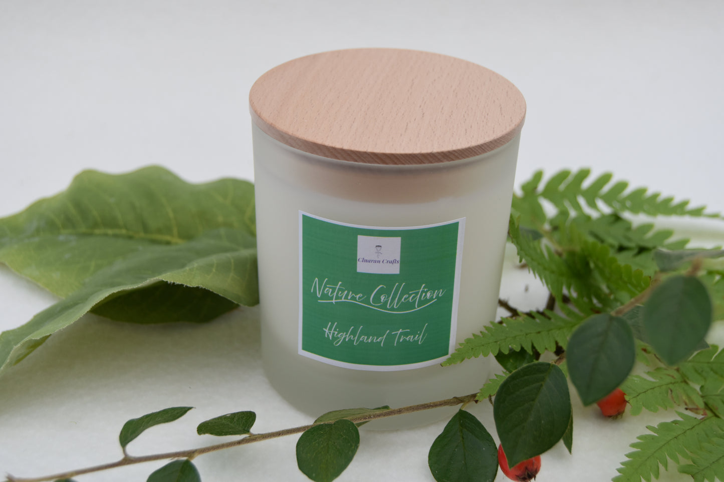 Highland Trail Soy Wax Candle, with Wooden Wick